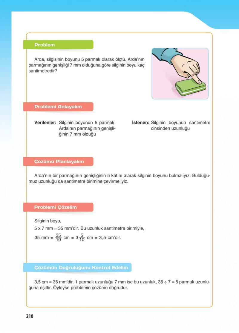 5. Sınıf Matematik Ders Kitabı Cevapları Koza Yayınları Sayfa 210