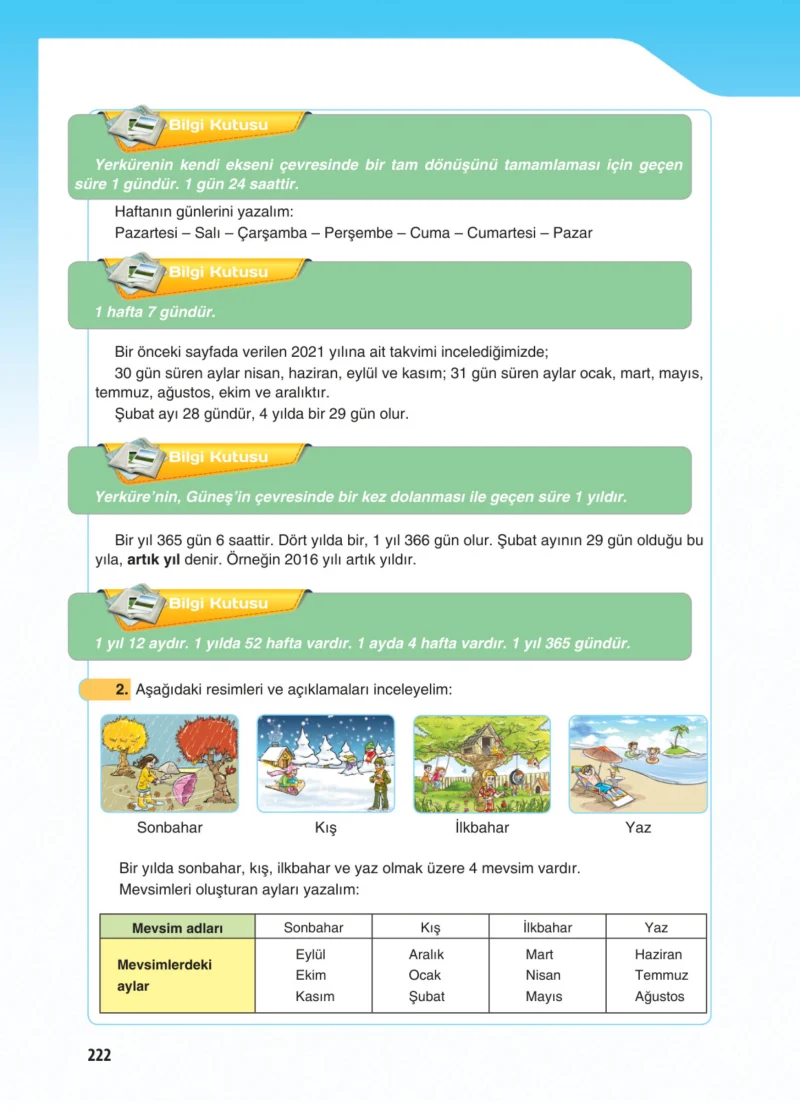 5. Sınıf Matematik Ders Kitabı Cevapları Koza Yayınları Sayfa 222
