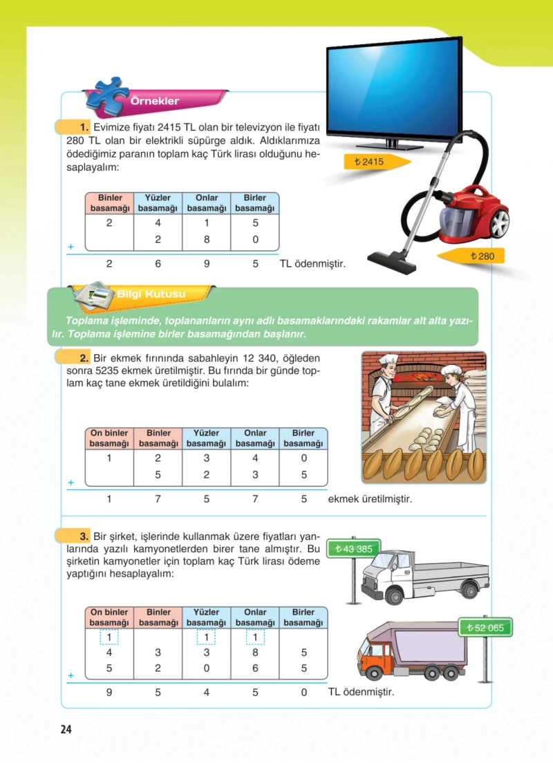 5. Sınıf Matematik Ders Kitabı Cevapları Koza Yayınları Sayfa 24