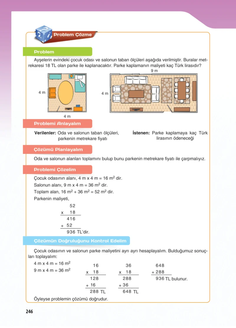 5. Sınıf Matematik Ders Kitabı Cevapları Koza Yayınları Sayfa 246