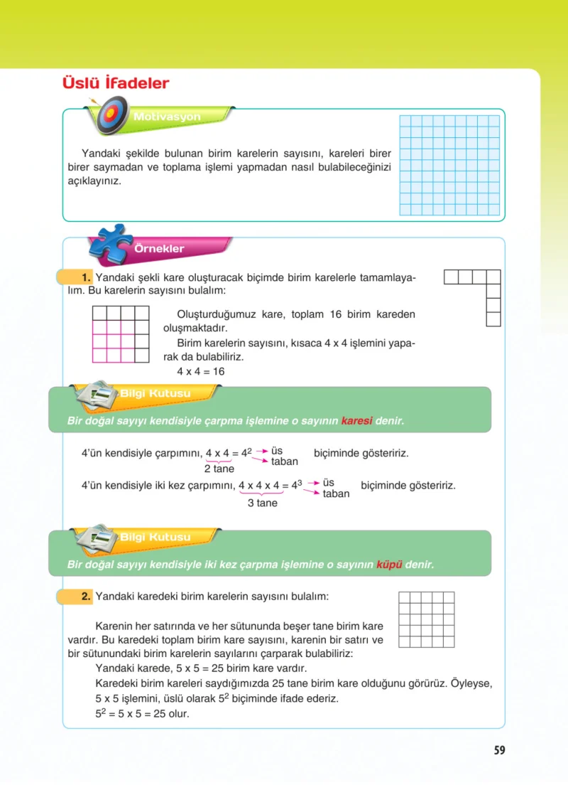5. Sınıf Matematik Ders Kitabı Cevapları Koza Yayınları Sayfa 59