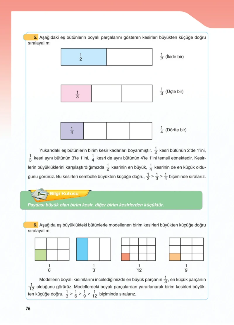 5. Sınıf Matematik Ders Kitabı Cevapları Koza Yayınları Sayfa 76
