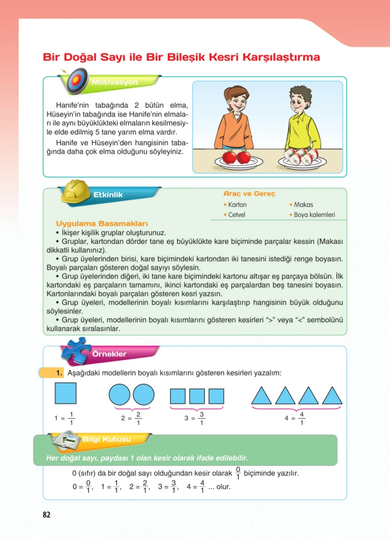 5. Sınıf Matematik Ders Kitabı Cevapları Koza Yayınları Sayfa 82