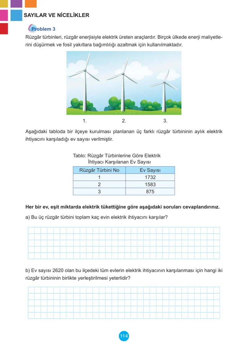 5. Sınıf Matematik Ders Kitabı Cevapları Meb Yayınları 1.Kitap Sayfa 114