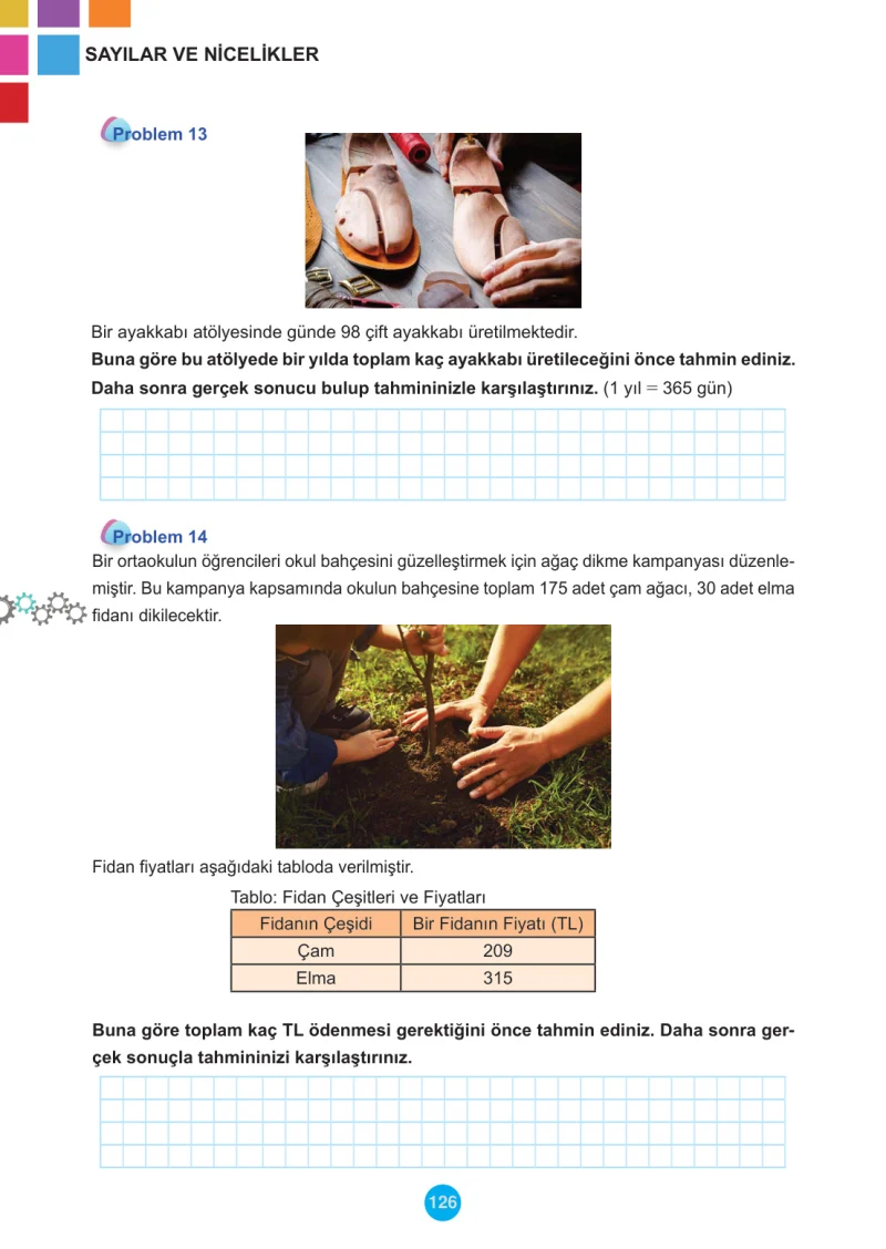 5. Sınıf Matematik Ders Kitabı Cevapları Meb Yayınları 1.Kitap Sayfa 126