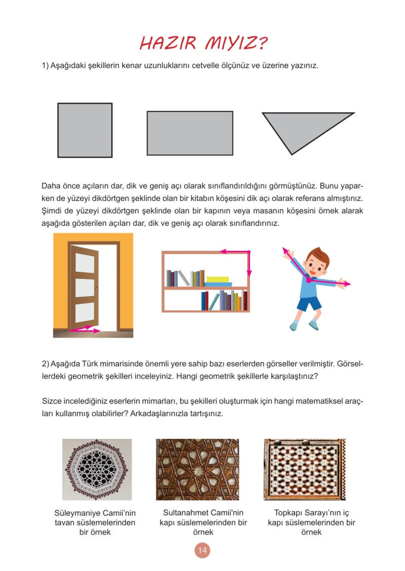 5. Sınıf Matematik Ders Kitabı Cevapları Meb Yayınları 1.Kitap Sayfa 14