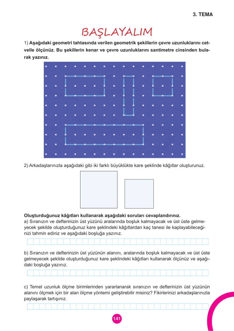 5. Sınıf Matematik Ders Kitabı Cevapları Meb Yayınları 1.Kitap Sayfa 141