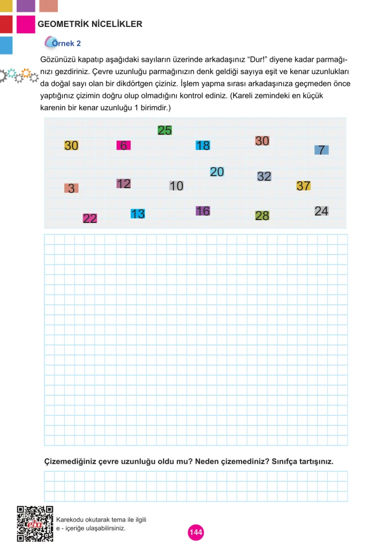 5. Sınıf Matematik Ders Kitabı Cevapları Meb Yayınları 1.Kitap Sayfa 144