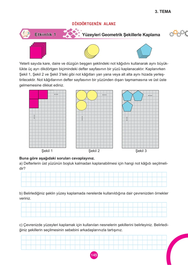 5. Sınıf Matematik Ders Kitabı Cevapları Meb Yayınları 1.Kitap Sayfa 145