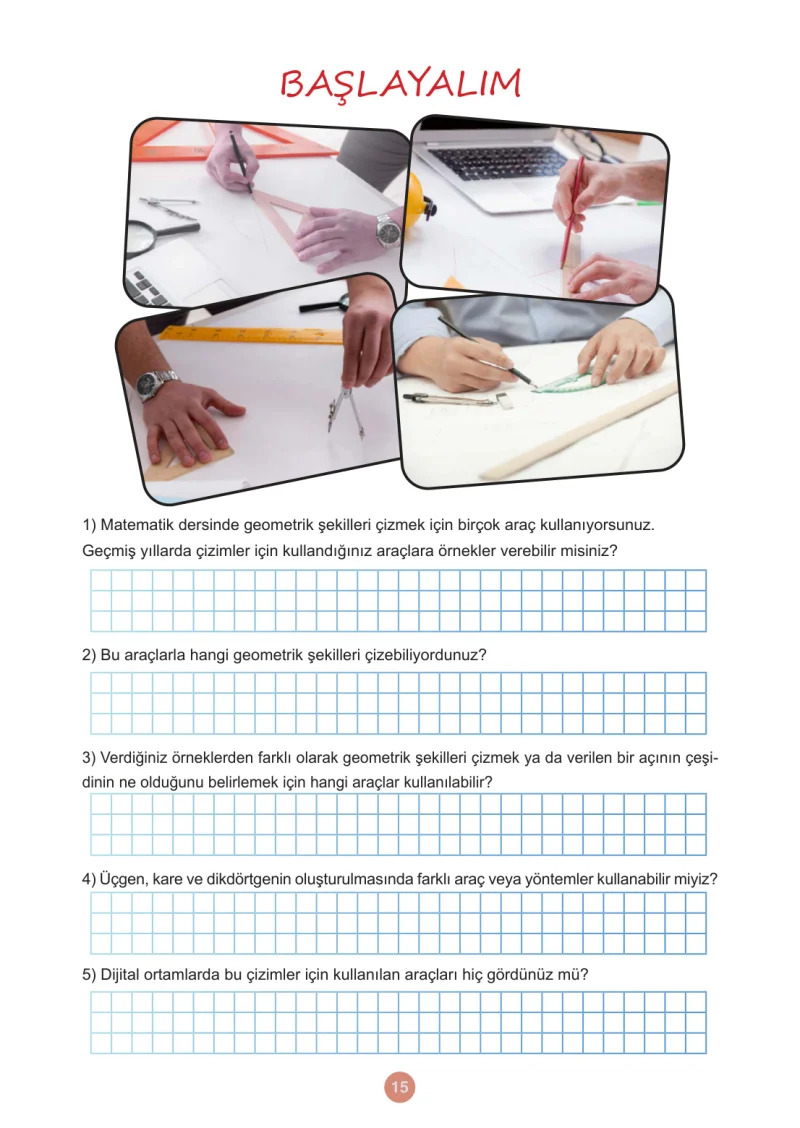 5. Sınıf Matematik Ders Kitabı Cevapları Meb Yayınları 1.Kitap Sayfa 15