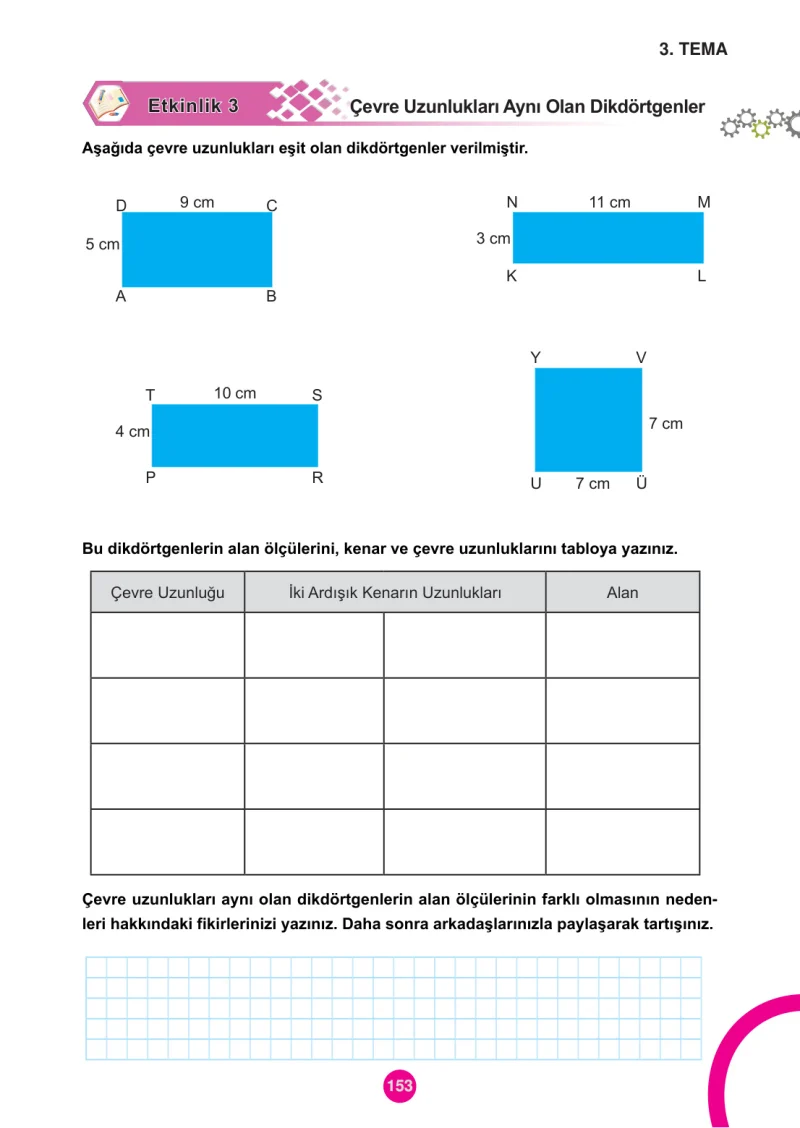 5. Sınıf Matematik Ders Kitabı Cevapları Meb Yayınları 1.Kitap Sayfa 153