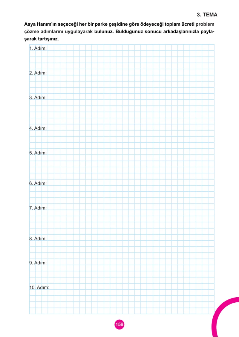 5. Sınıf Matematik Ders Kitabı Cevapları Meb Yayınları 1.Kitap Sayfa 159