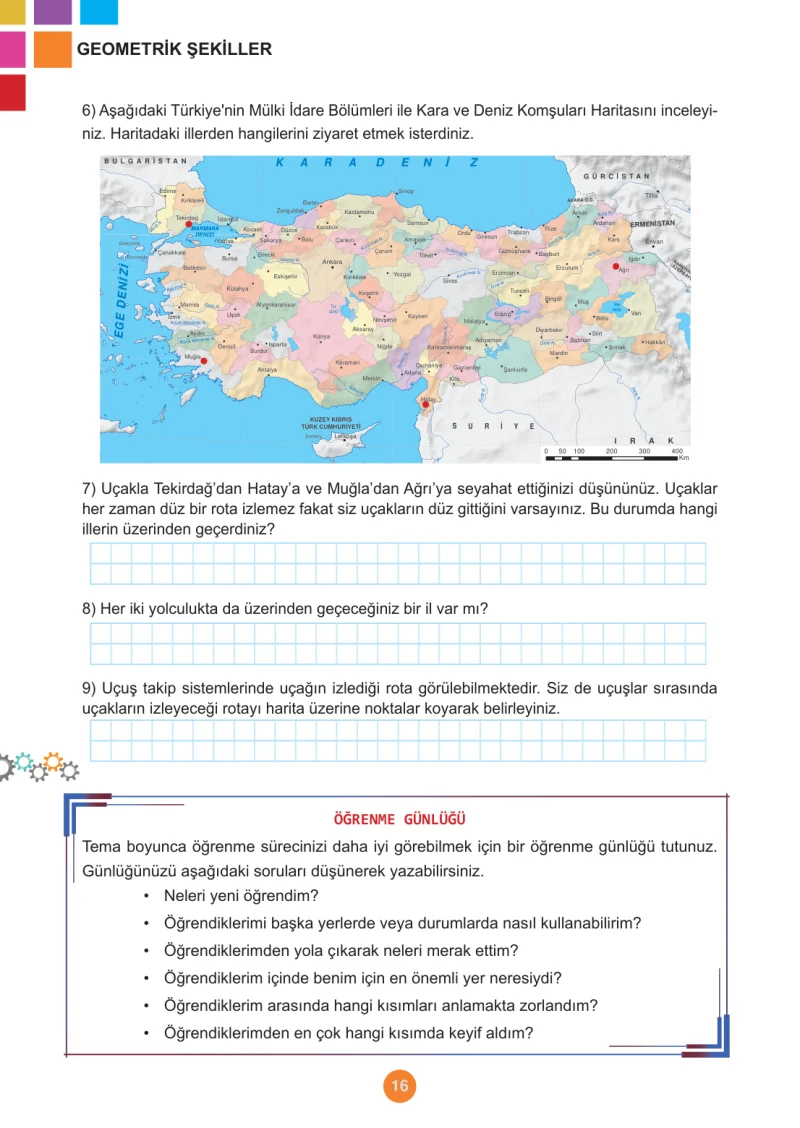 5. Sınıf Matematik Ders Kitabı Cevapları Meb Yayınları 1.Kitap Sayfa 16