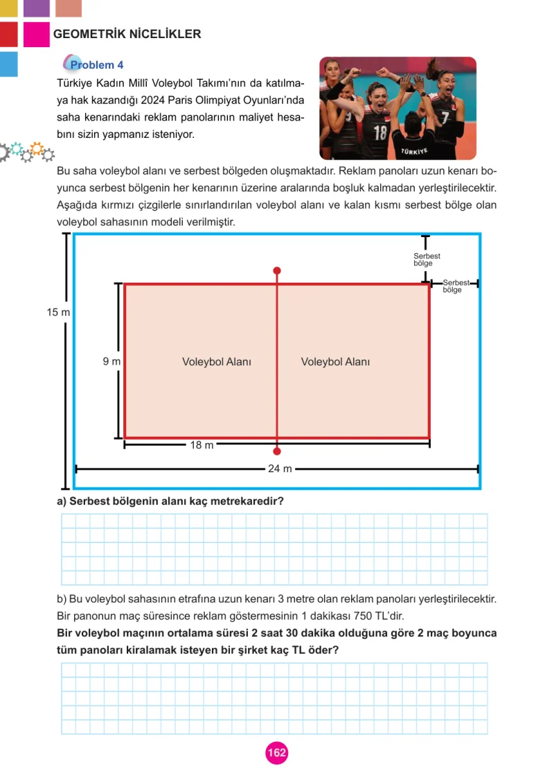 5. Sınıf Matematik Ders Kitabı Cevapları Meb Yayınları 1.Kitap Sayfa 162