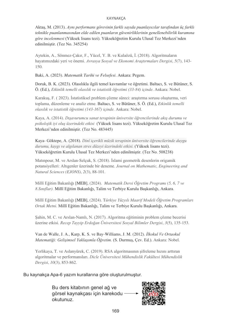 5. Sınıf Matematik Ders Kitabı Cevapları Meb Yayınları 1.Kitap Sayfa 169