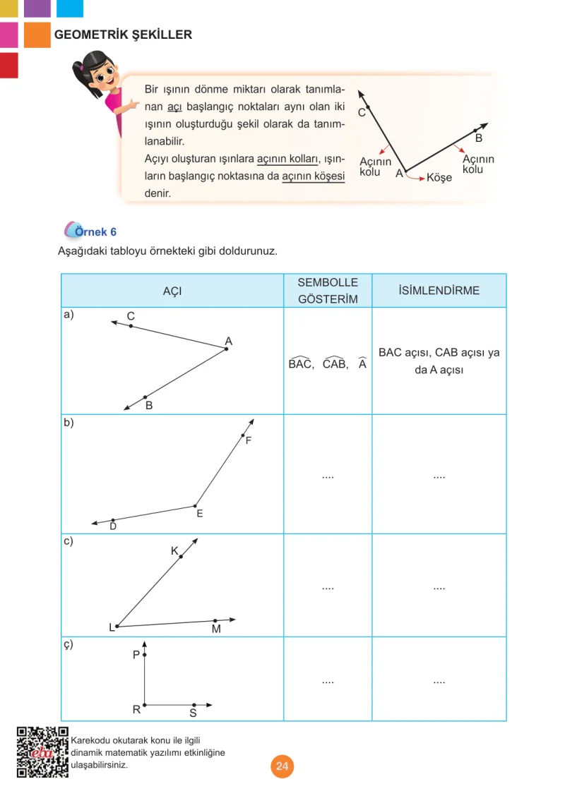5. Sınıf Matematik Ders Kitabı Cevapları Meb Yayınları 1.Kitap Sayfa 24