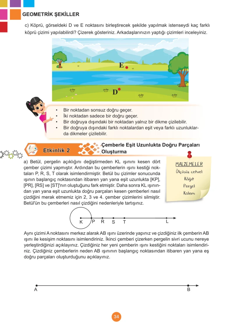 5. Sınıf Matematik Ders Kitabı Cevapları Meb Yayınları 1.Kitap Sayfa 34