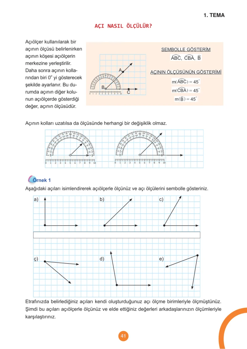 5. Sınıf Matematik Ders Kitabı Cevapları Meb Yayınları 1.Kitap Sayfa 41