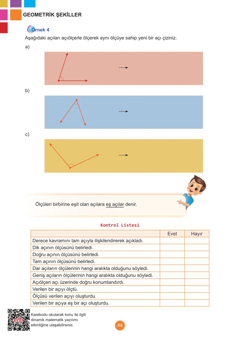 5. Sınıf Matematik Ders Kitabı Cevapları Meb Yayınları 1.Kitap Sayfa 44