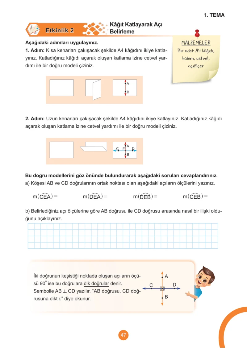 5. Sınıf Matematik Ders Kitabı Cevapları Meb Yayınları 1.Kitap Sayfa 47