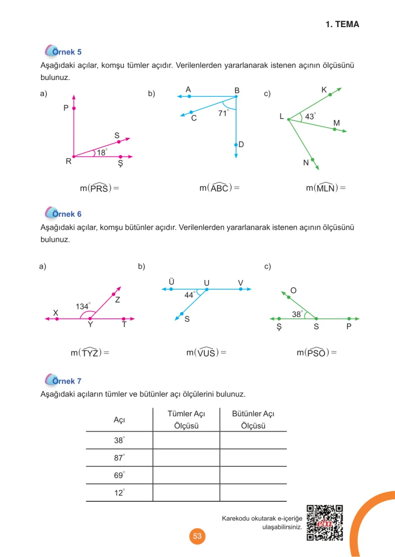 5. Sınıf Matematik Ders Kitabı Cevapları Meb Yayınları 1.Kitap Sayfa 53