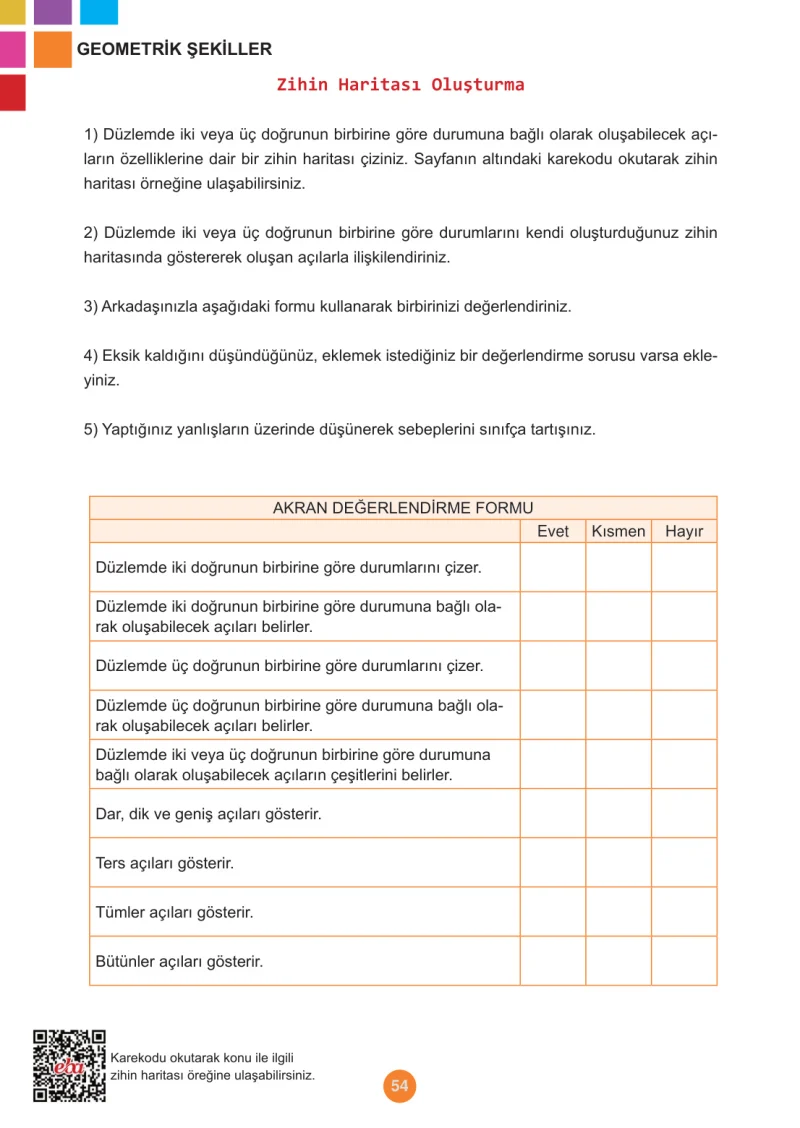 5. Sınıf Matematik Ders Kitabı Cevapları Meb Yayınları 1.Kitap Sayfa 54