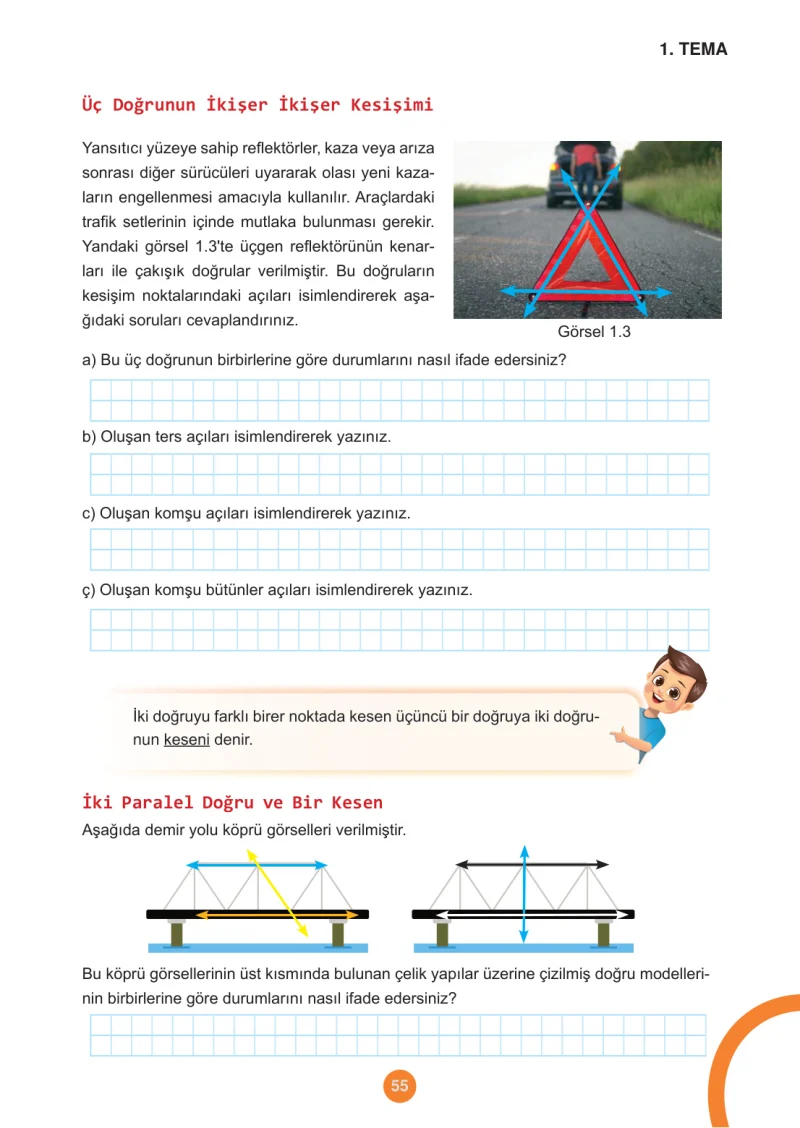 5. Sınıf Matematik Ders Kitabı Cevapları Meb Yayınları 1.Kitap Sayfa 55