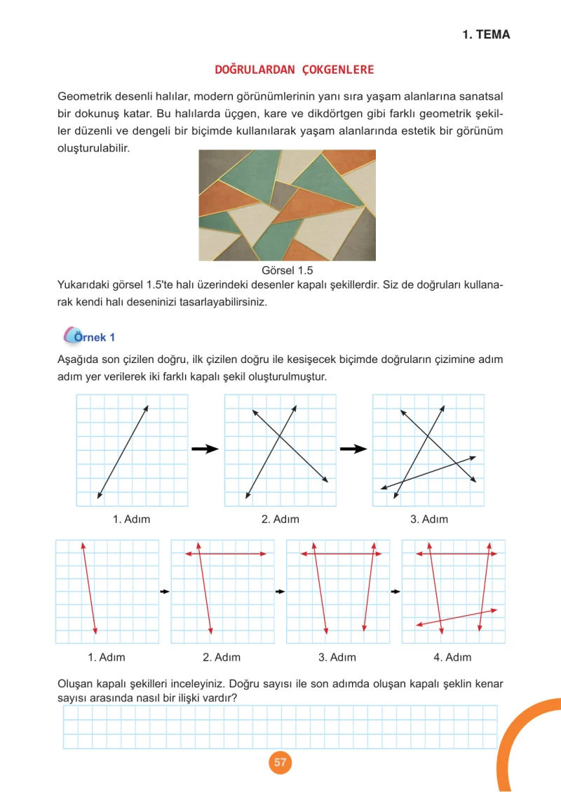 5. Sınıf Matematik Ders Kitabı Cevapları Meb Yayınları 1.Kitap Sayfa 57