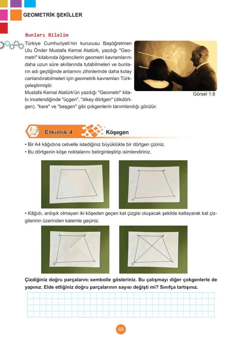 5. Sınıf Matematik Ders Kitabı Cevapları Meb Yayınları 1.Kitap Sayfa 68