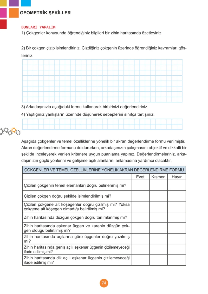 5. Sınıf Matematik Ders Kitabı Cevapları Meb Yayınları 1.Kitap Sayfa 74