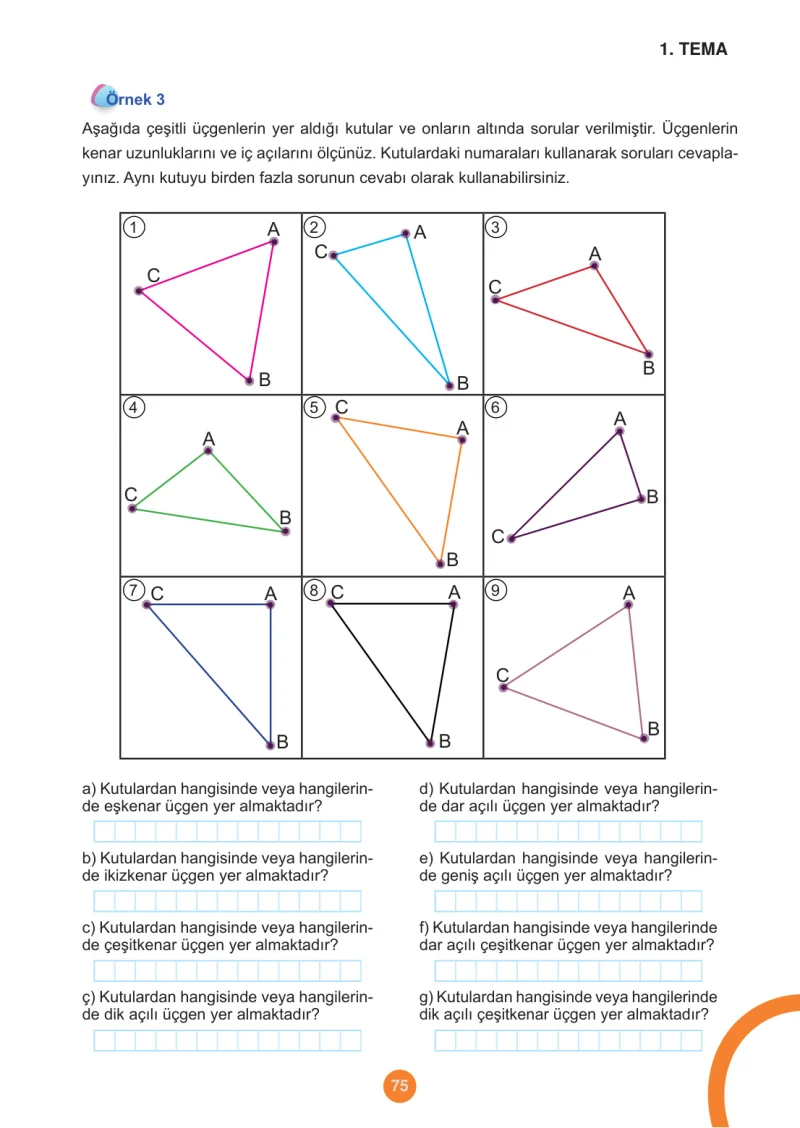 5. Sınıf Matematik Ders Kitabı Cevapları Meb Yayınları 1.Kitap Sayfa 75
