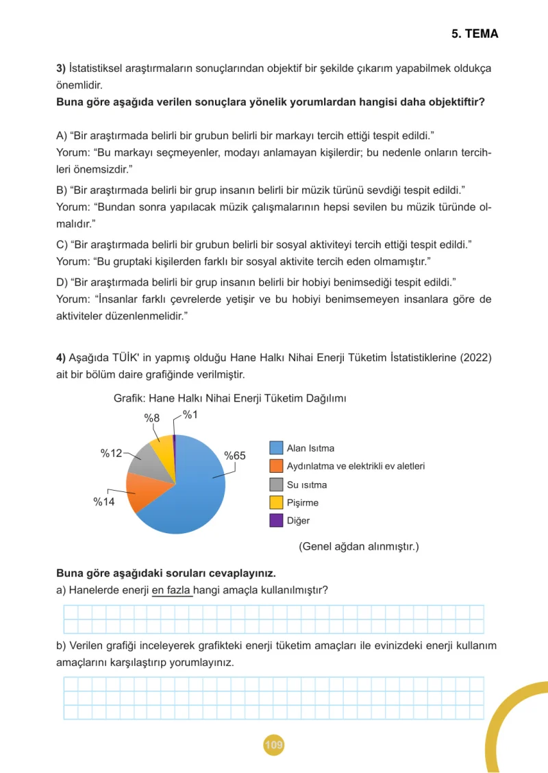 5. Sınıf Matematik Ders Kitabı Cevapları Meb Yayınları 2.Kitap Sayfa 109