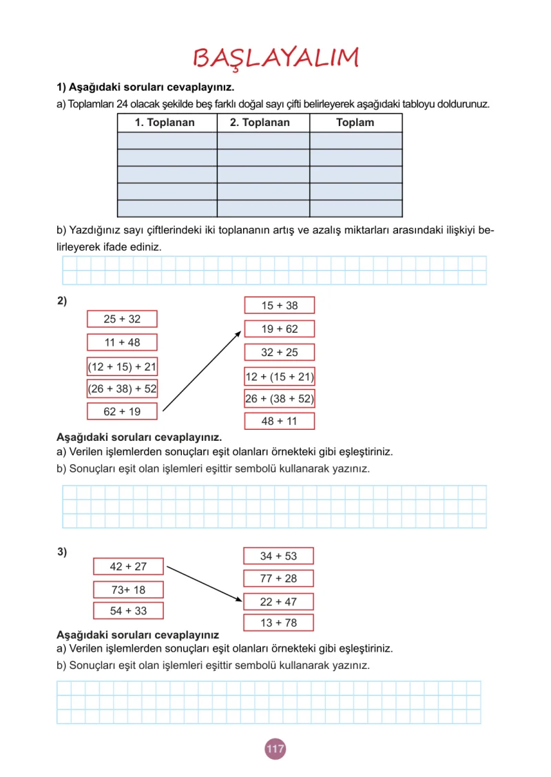 5. Sınıf Matematik Ders Kitabı Cevapları Meb Yayınları 2.Kitap Sayfa 117