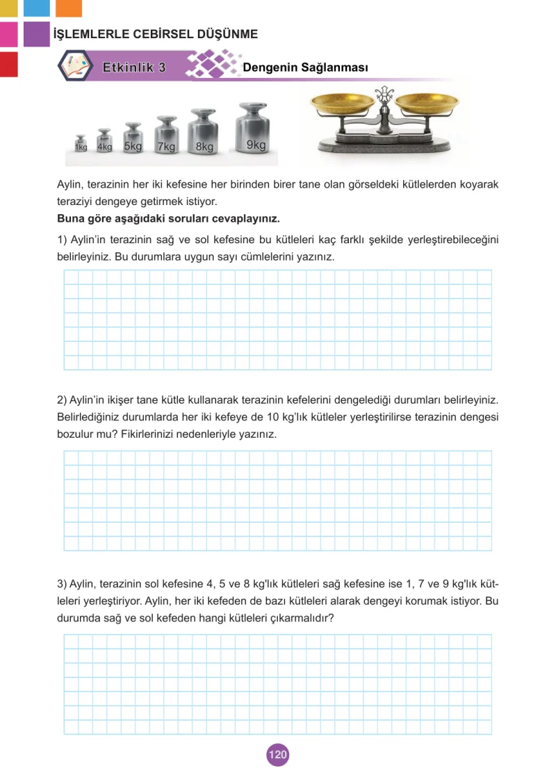 5. Sınıf Matematik Ders Kitabı Cevapları Meb Yayınları 2.Kitap Sayfa 120