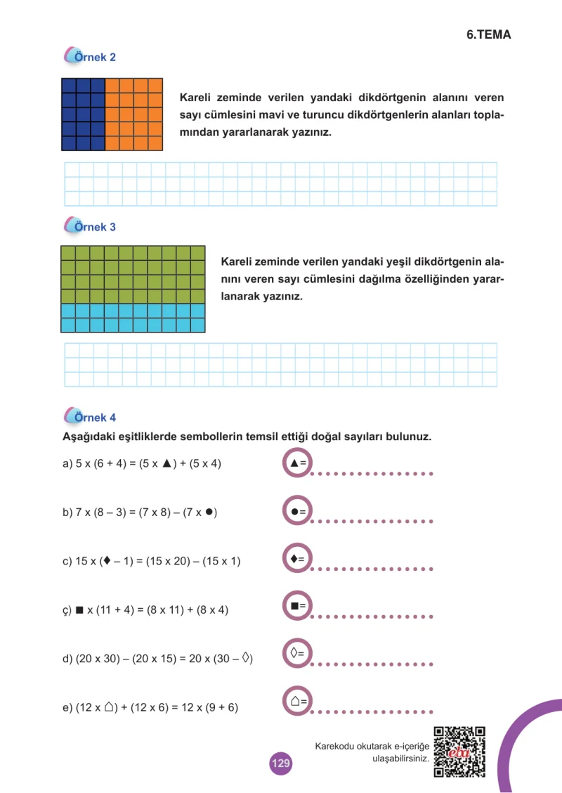 5. Sınıf Matematik Ders Kitabı Cevapları Meb Yayınları 2.Kitap Sayfa 129