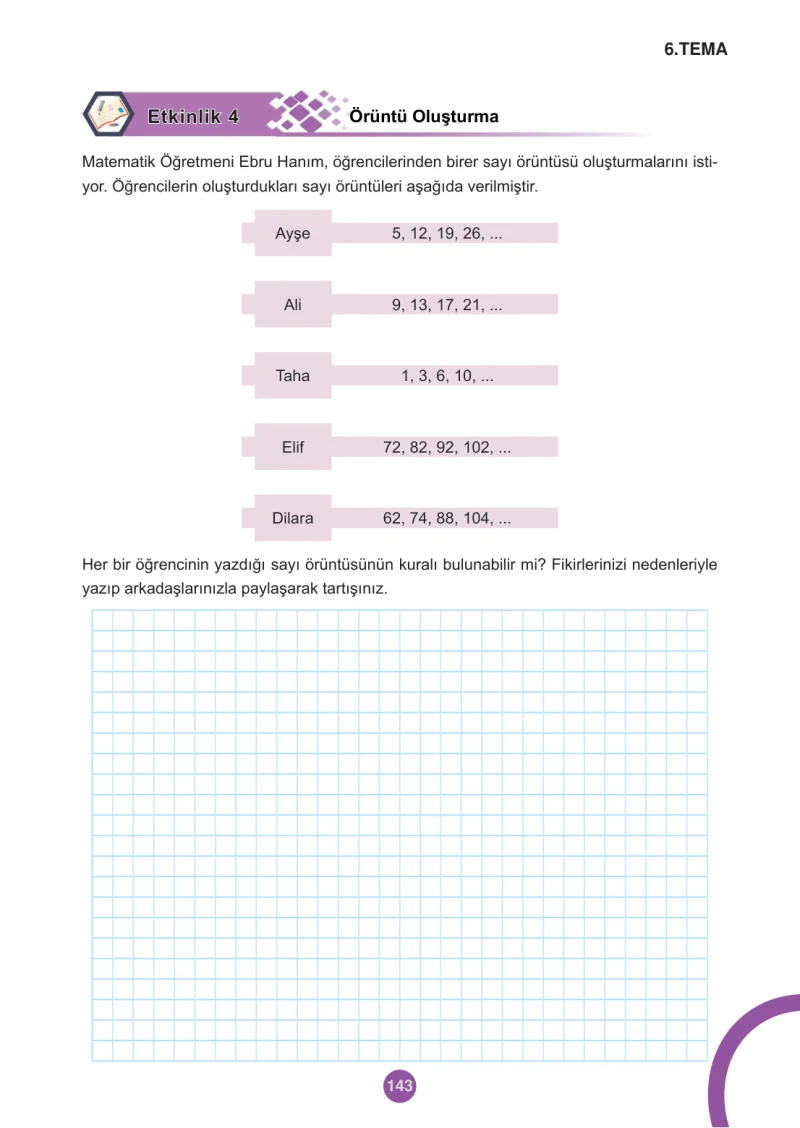 5. Sınıf Matematik Ders Kitabı Cevapları Meb Yayınları 2.Kitap Sayfa 143
