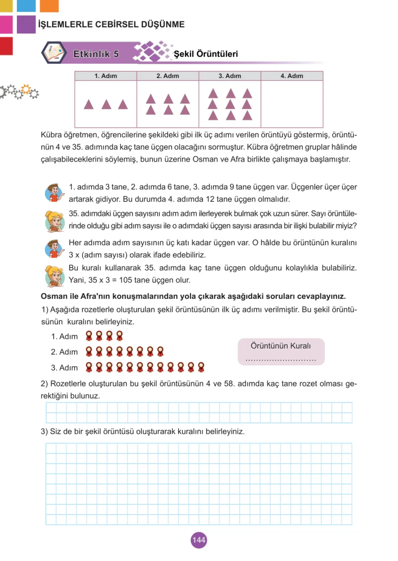 5. Sınıf Matematik Ders Kitabı Cevapları Meb Yayınları 2.Kitap Sayfa 144