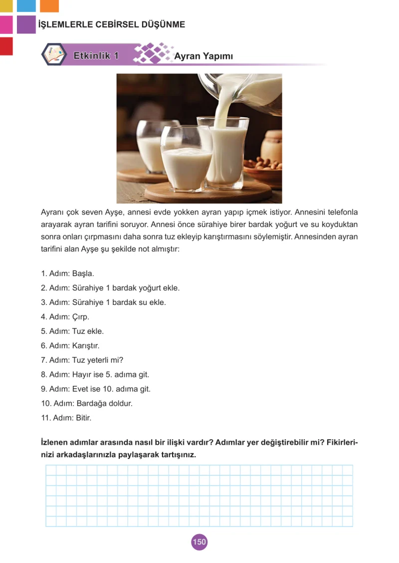 5. Sınıf Matematik Ders Kitabı Cevapları Meb Yayınları 2.Kitap Sayfa 150