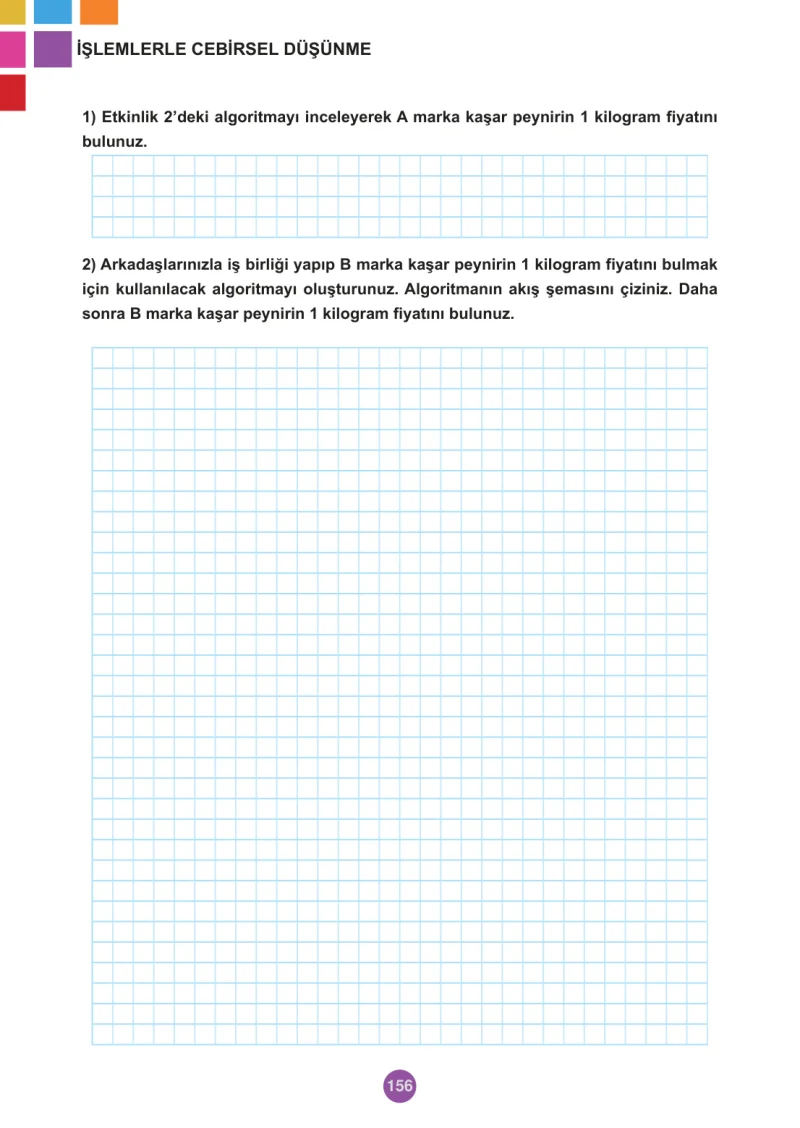 5. Sınıf Matematik Ders Kitabı Cevapları Meb Yayınları 2.Kitap Sayfa 156