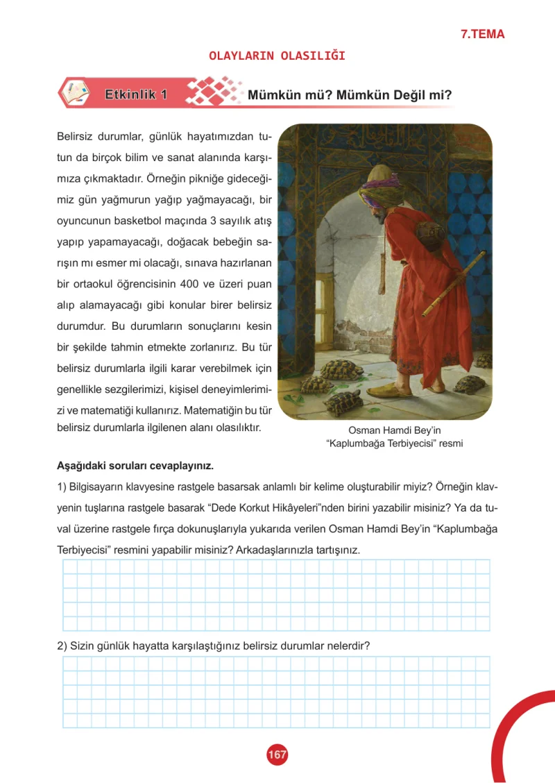 5. Sınıf Matematik Ders Kitabı Cevapları Meb Yayınları 2.Kitap Sayfa 167