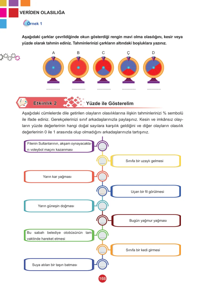 5. Sınıf Matematik Ders Kitabı Cevapları Meb Yayınları 2.Kitap Sayfa 168