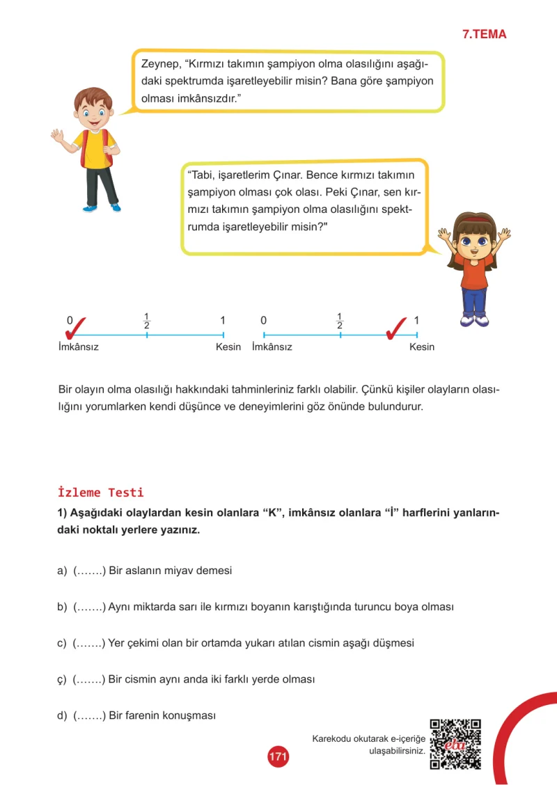 5. Sınıf Matematik Ders Kitabı Cevapları Meb Yayınları 2.Kitap Sayfa 171