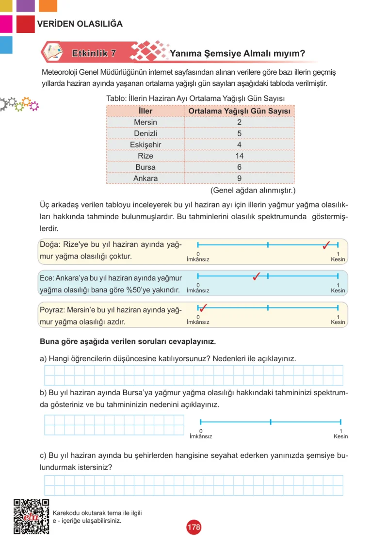 5. Sınıf Matematik Ders Kitabı Cevapları Meb Yayınları 2.Kitap Sayfa 178