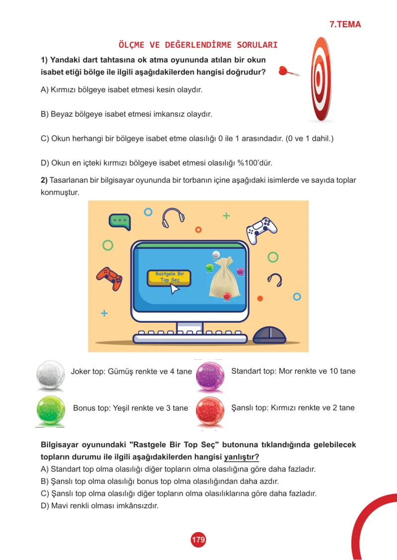 5. Sınıf Matematik Ders Kitabı Cevapları Meb Yayınları 2.Kitap Sayfa 179