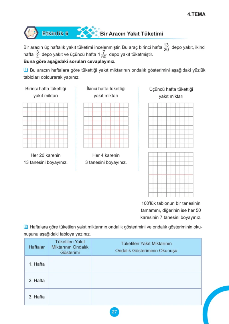 5. Sınıf Matematik Ders Kitabı Cevapları Meb Yayınları 2.Kitap Sayfa 27