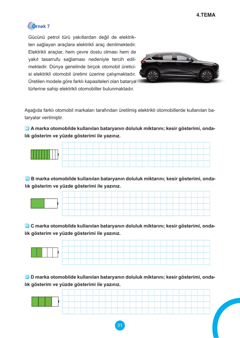 5. Sınıf Matematik Ders Kitabı Cevapları Meb Yayınları 2.Kitap Sayfa 31