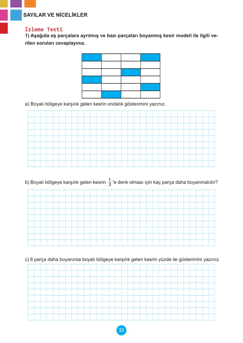 5. Sınıf Matematik Ders Kitabı Cevapları Meb Yayınları 2.Kitap Sayfa 32