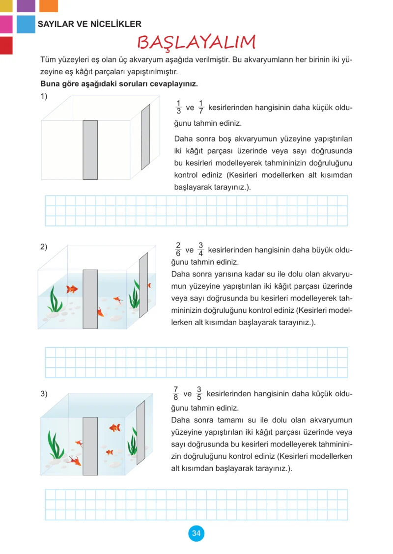 5. Sınıf Matematik Ders Kitabı Cevapları Meb Yayınları 2.Kitap Sayfa 34