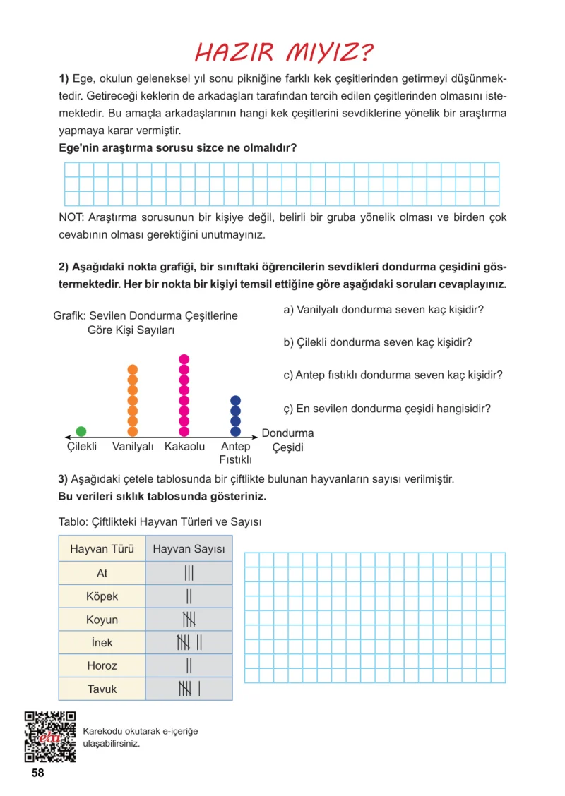 5. Sınıf Matematik Ders Kitabı Cevapları Meb Yayınları 2.Kitap Sayfa 58