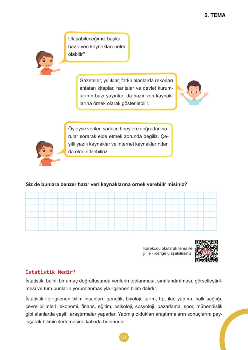 5. Sınıf Matematik Ders Kitabı Cevapları Meb Yayınları 2.Kitap Sayfa 61